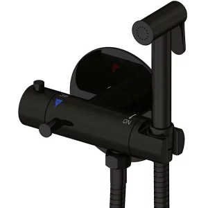 Гигиенический душ термостатический Shevanik R91 Rose Черный R915H
