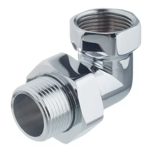 Соединитель угловой с накидной гайкой ф1/2" В/Н американка Tim Хром K30-HJL022