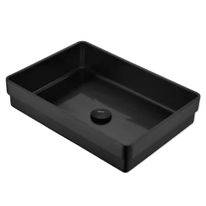 Раковина встраиваемая ABBER Wasser Kreis 51x12 черный матовый AF2401MB