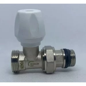 Вентиль радиаторный регулировочный верхний Tim 1/2"х3/4" НР/НР евроконус американка RD202.02E