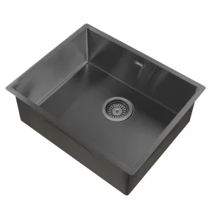 Кухонная мойка из нержавеющей стали ABBER Wasser Kreis 54x44 оружейная сталь AF2196GM