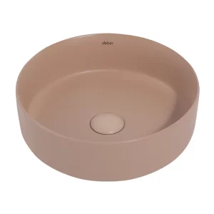 Раковина накладная ABBER BEQUEM 36x12 бежевый матовый AC2108MBB