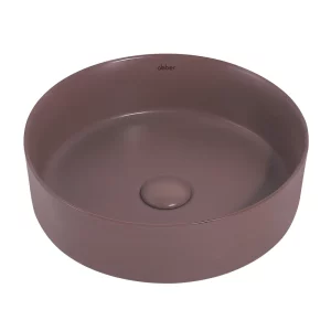 Раковина накладная ABBER BEQUEM 36x12 коричневый матовый AC2108MC
