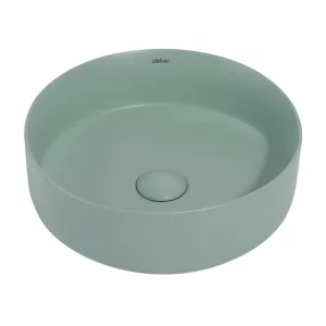 Раковина накладная ABBER BEQUEM 36x12 светло-зеленый матовый AC2108MCG
