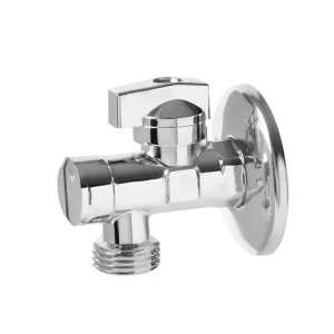 Вентиль для бытовых приборов угловой с фильтром Vieir Lux Ganzer 1/2"×1/2" НР GZR33