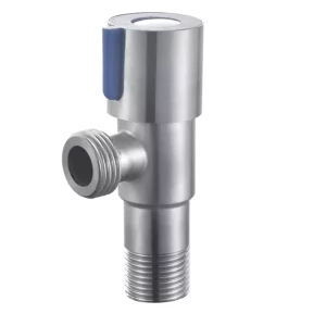 Вентиль угловой с керамической кран-буксой Vieir 1/2"x1/2" НР Нержавеющая сталь VER67